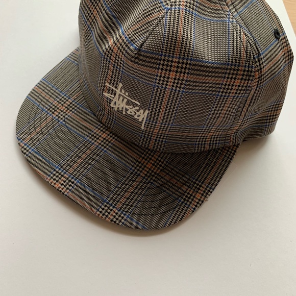 stussy plaid hat